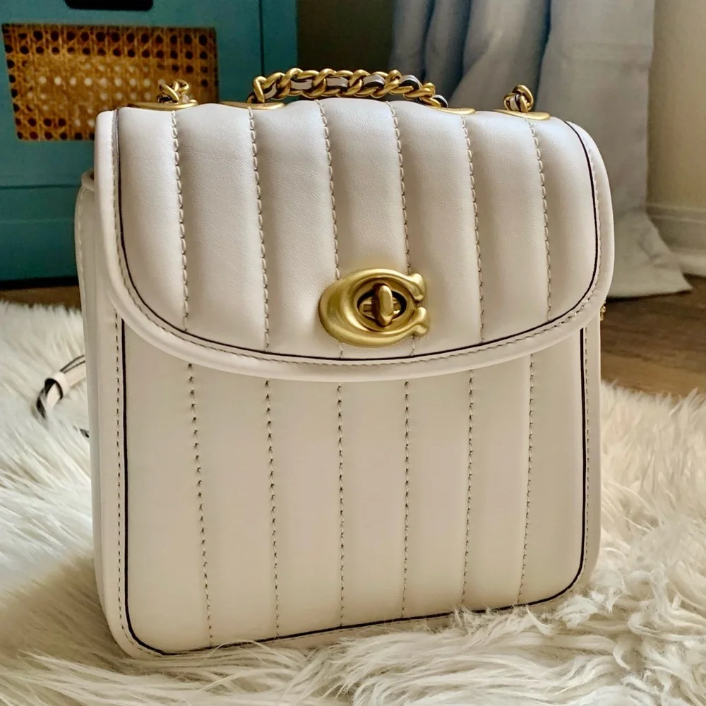 Coach Madison 18 Quilted Leather Convertible Backpack - Picture 7 of 16